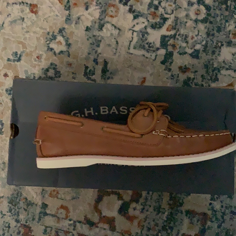 NWT leather bass boating shoe